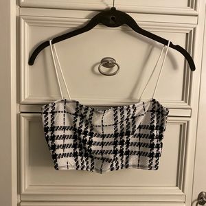 Plaid Shein Top